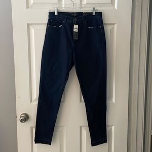 High rise skinny jeans
